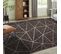 Tapis En Polypropylène Et Coton Motif Triangles Brun 120x170 - Media Triangles