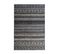 Tapis Extra-doux Motif Horizon Gris Noir Beige 120x170 - Recycle Horizon