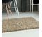 Tapis Toucher Laine Extra-doux Beige 133x190 - First Shaty