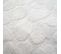 Tapis à Relief Galet Extra-doux Blanc 160x230 - Galet