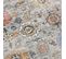 Tapis Effet Vintage Motifs Ornementaux Gris 160x230 - Old Way