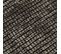 Tapis Tissé Plat Coton Noir Et Reflet Lumière Anthracite 160x230 - Milano