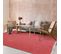 Tapis En Jute Et Coton Avec Franges Terra Cotta 190x290 - Essence