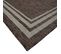 Tapis Intérieur-extérieur Aspect Jute Motif Cadre Beige 195x275 - Terrain Cadre