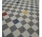 Tapis Effet Laineux Motif Damier Multicolore 195x270 - Ramine