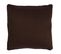 Coussin En Jute Et Coton Chocolat 38x38 - Tribu