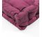 Pouf Tapissier En Taffetas Prune 40x40 - William