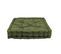 Pouf Tapissier William (40x40x8cm) Vert Taffetas Polyester - William