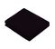 Drap Plat Uni En 100 % Coton - 180x290 Cm - Noir