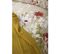 Parure De Lit Satin Roseraie Ficelle 140x200 Cm - Tradilinge