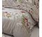 Parure De Lit Satin Roseraie Ficelle 140x200 Cm - Tradilinge