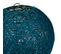 Suspension boule D. 20 cm OSTARIA Bleue canard