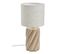 Lampe à poser Twist H. 44 cm OSTARIA Beige