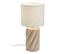 Lampe à poser Twist H. 44 cm OSTARIA Beige