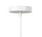 Suspension Double Tissu Aurélia Beige Blanc D52