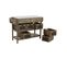 Console En Bois Et Zinc