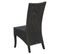 Chaise En Loom Noir Et Acajou Adlon