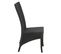 Chaise En Loom Noir Et Acajou Adlon