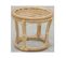 Tabouret En Rotin Avec Coussin Uni Naturel