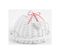 Plateau Rond En Osier Blanc + Cloche