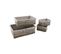 Corbeille Rangement Avec Doublure Tissu (lot De 4)