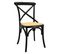 Chaise En Bouleau Et Rotin Bistrot Chic