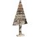 Sapin Décoratif En Bouleau Motif Chevron Grand Modèle