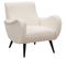 Fauteuil Design En Polyester Et Bois Douceur