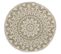 Tapis D'extérieur Rond En Polypropylène D150 Cm Mandala - Beige