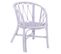 Fauteuil Enfant En Rotin Côme Violet