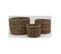 Cache-pots En Osier Brut (lot De 3)