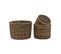 Cache-pots En Osier Brut (lot De 3)