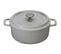 Cocotte Ronde En Fonte Émaillée 18cm Gris - 402182