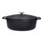 Cocotte Ovale En Fonte Émaillée 25cm Noire Sublime - Puc472501