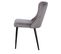 Chaise velours ORA gris