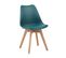 Chaise NORVEGE BLeu canard