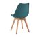 Chaise NORVEGE BLeu canard