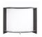 Meuble Bar Comptoir D'accueil Noir 3 Tablettes 134,5 X 104,8 X 55,3 Cm - Coloris: Blanc