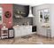 Poubelle 50L KITCHEN Argent