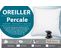 Oreiller Blanc Coton Percale Moelleux 45x70 - 3983