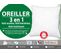 Lot De 2 Oreillers Microfibre 3 En 1 - 60 X 60 - 700grs