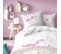 Parure De Lit Imprimée 100% Coton, Licorne 140x200+63x63cm