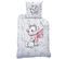 Housse De Couette Et Taie D'oreiller 100% Coton Disney Les Aristochats 140x200+63x63cm