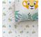 Parure De Lit Imprimée 100% Coton, Disney Home Le Roi Lion Simba 140x200+63x63cm