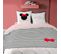 Parure De Lit Imprimée 100% Coton, Disney Home Minnie Stripes 240x220+2x63x63cm