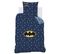 Parure De Lit Imprimée 100% Coton, Batman Iconic 240x220+2x63x63cm