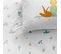 Parure De Lit Imprimée 100% Coton, Le Petit Prince Birds 140x200+63x63cm