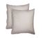 Parure De Lit Unie En Coton, Coton Lavé 240x220+2x65x65cm