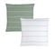 Parure De Lit Imprimée 100% Coton, Stripes 200x200+2x65x65cm