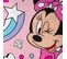 Parure De Lit Imprimée 100% Coton, Disney Home Minnie Wink 140x200+63x63cm